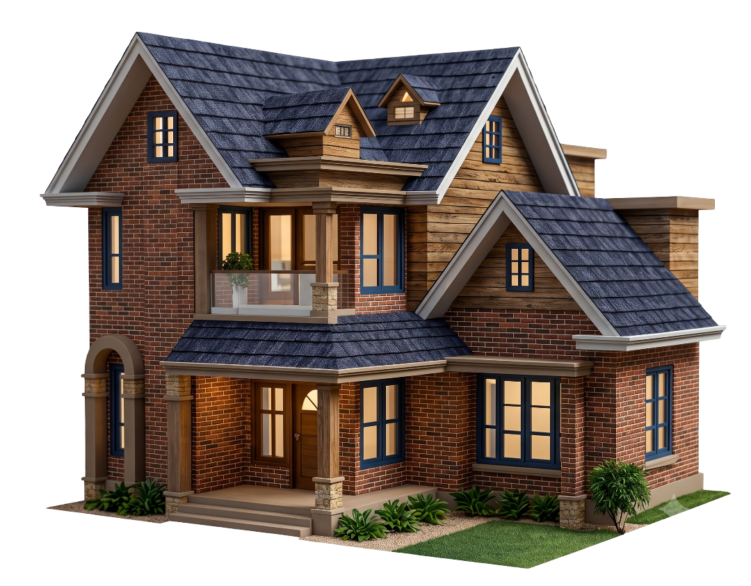 Exterior Casa 3D Xapcon Roofing
